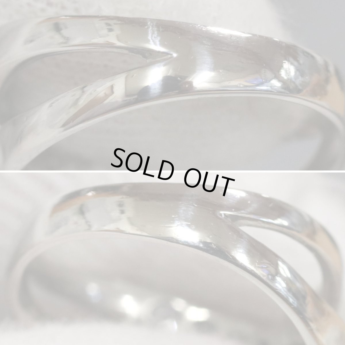 画像8: Pt900アレキサンドライトダイヤモンドリング 0.37 0.32 7.4g #17 (8)