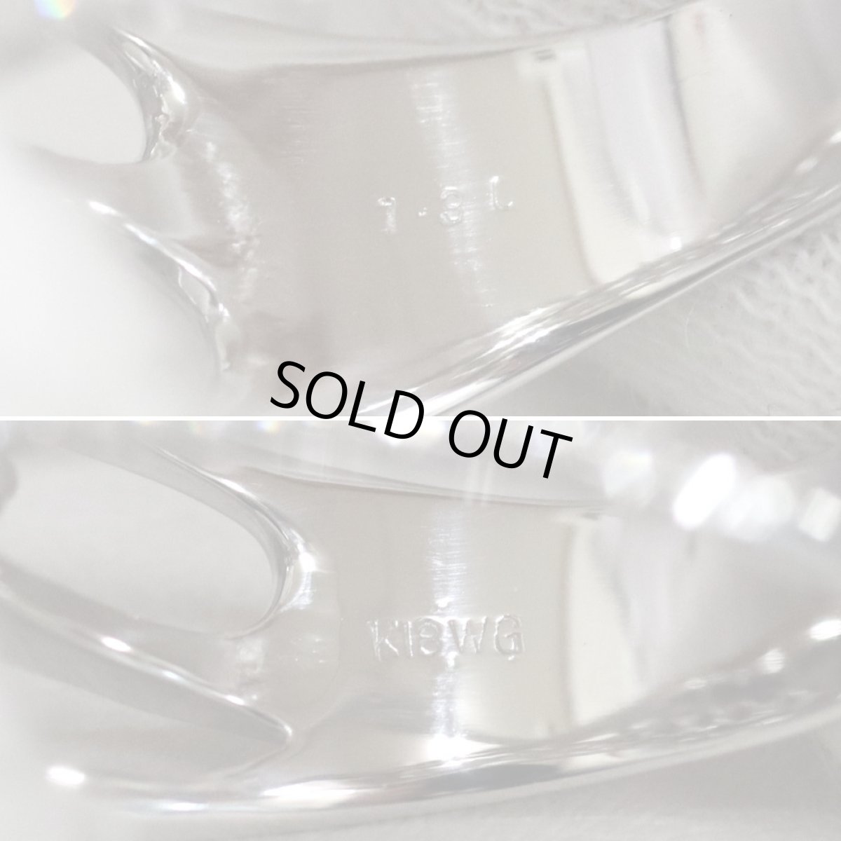 画像7: K18WGダイヤモンドリング D1.30 8.2g #17 (7)