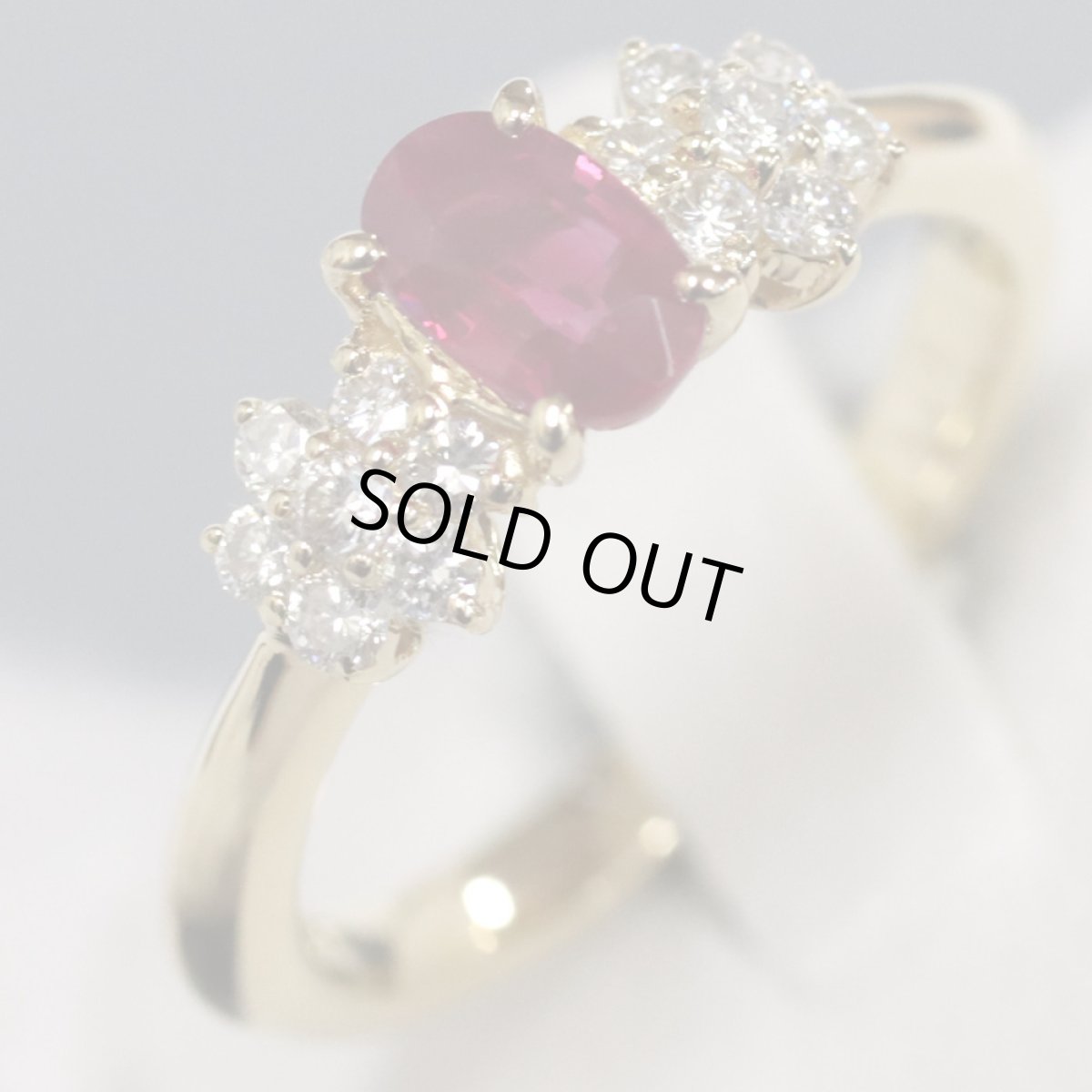 画像3: K18ルビーダイヤモンドリング R0.770 D0.27 3.6g #11 (3)