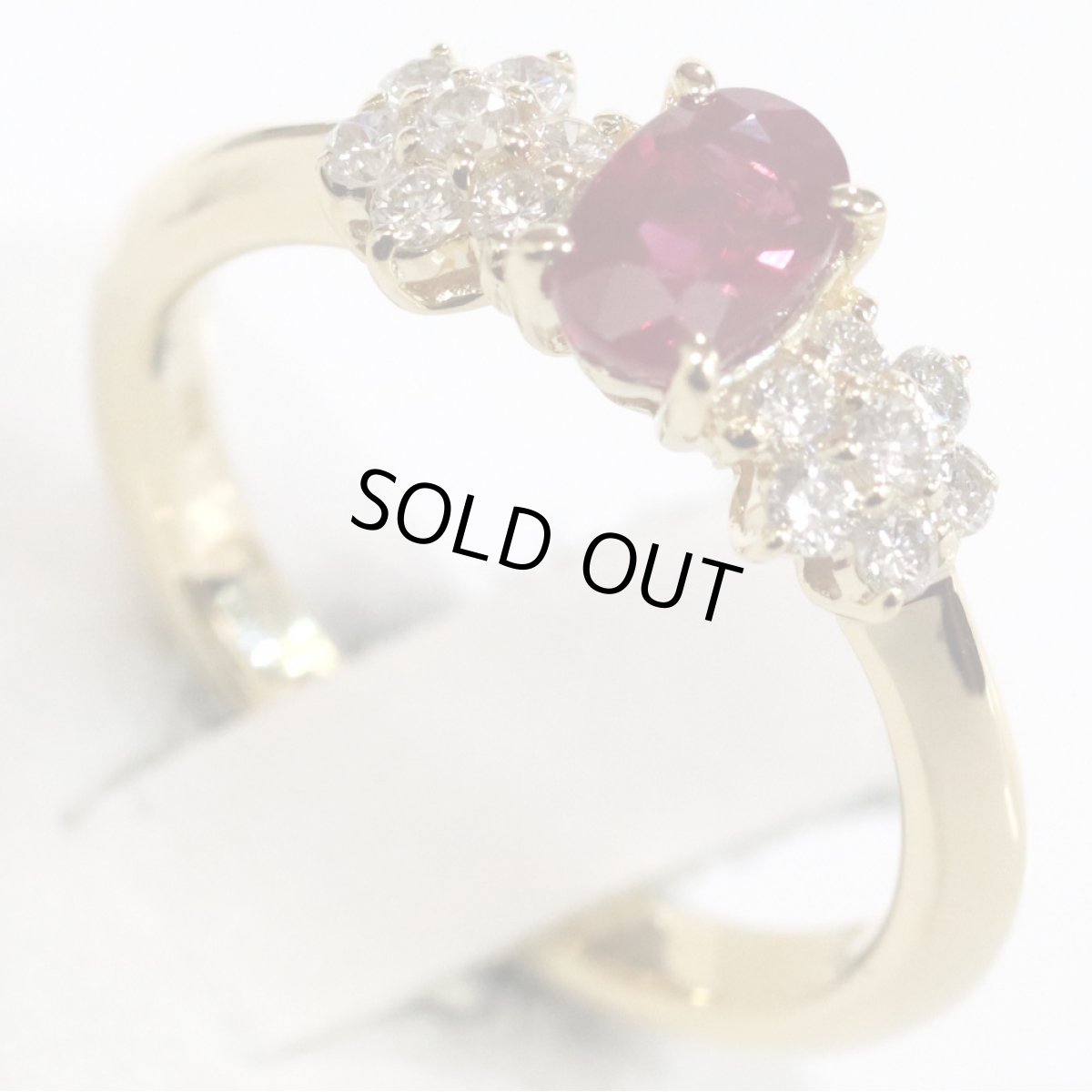 画像4: K18ルビーダイヤモンドリング R0.770 D0.27 3.6g #11 (4)