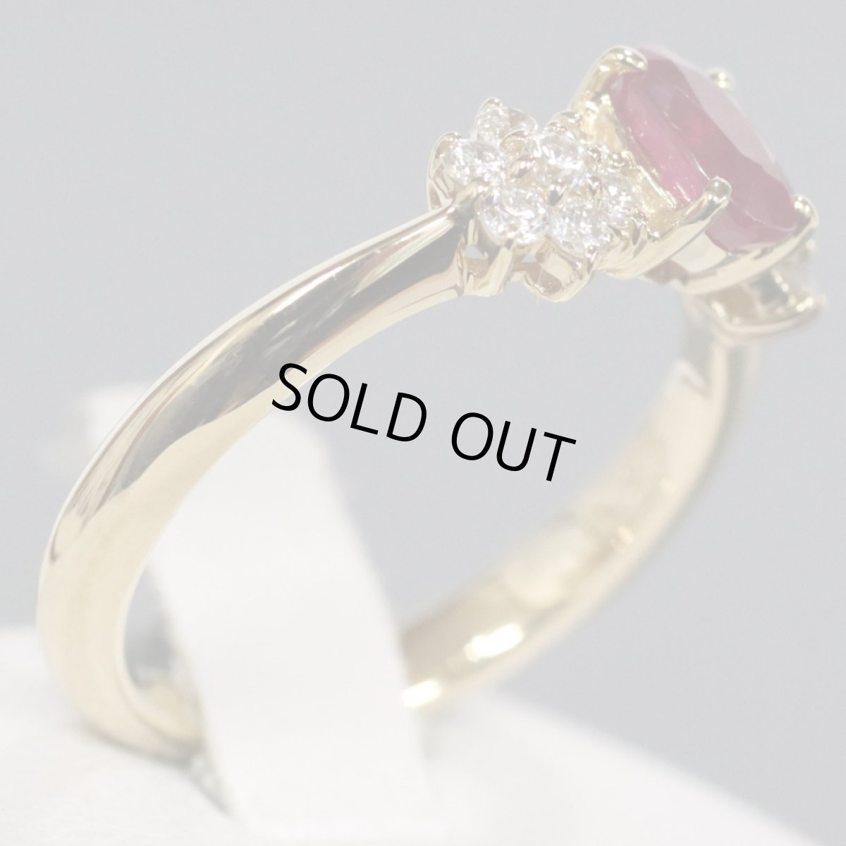 画像5: K18ルビーダイヤモンドリング R0.770 D0.27 3.6g #11 (5)