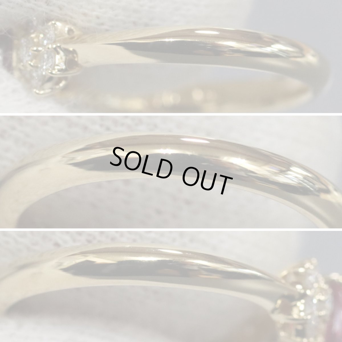 画像6: K18ルビーダイヤモンドリング R0.770 D0.27 3.6g #11 (6)