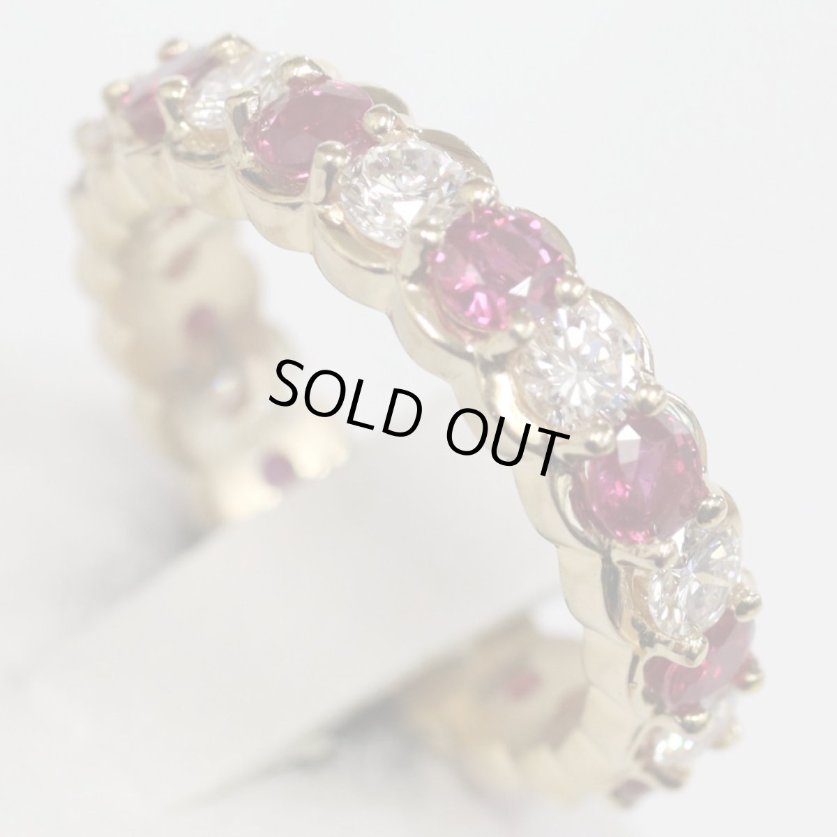 画像4: K18ルビーダイヤモンドリング R1.50 D0.94 6.5g #12 (4)