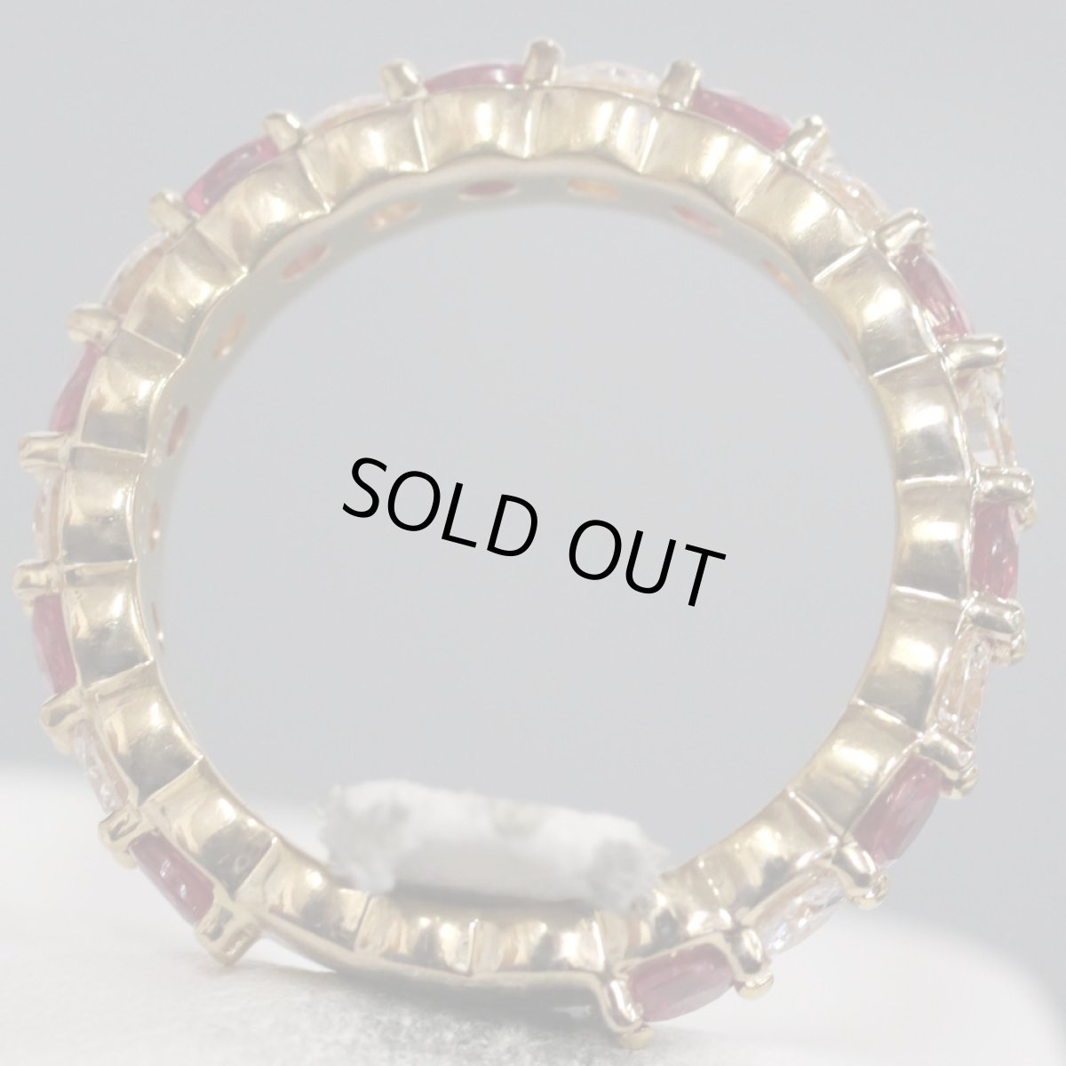 画像5: K18ルビーダイヤモンドリング R1.50 D0.94 6.5g #12 (5)