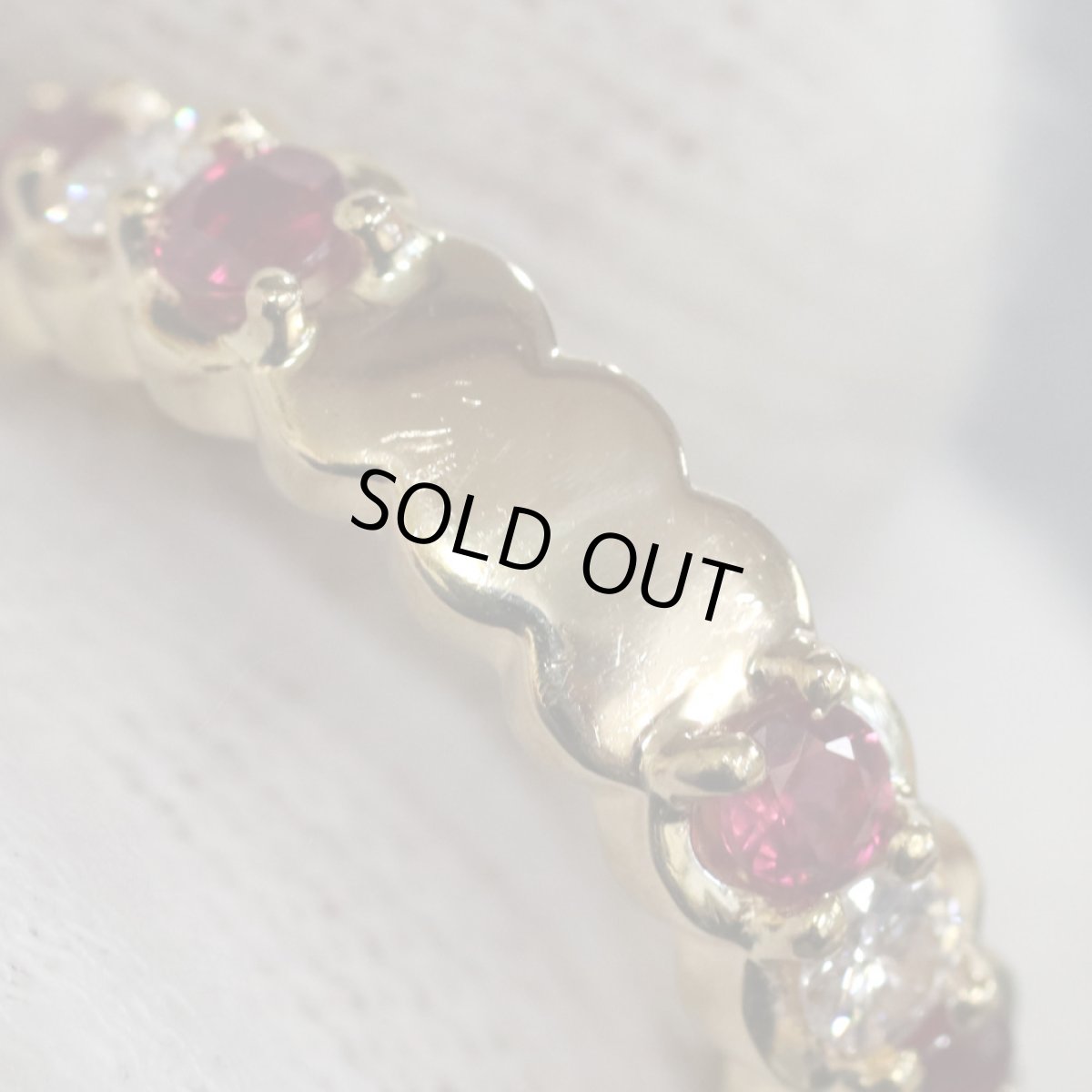 画像6: K18ルビーダイヤモンドリング R1.50 D0.94 6.5g #12 (6)