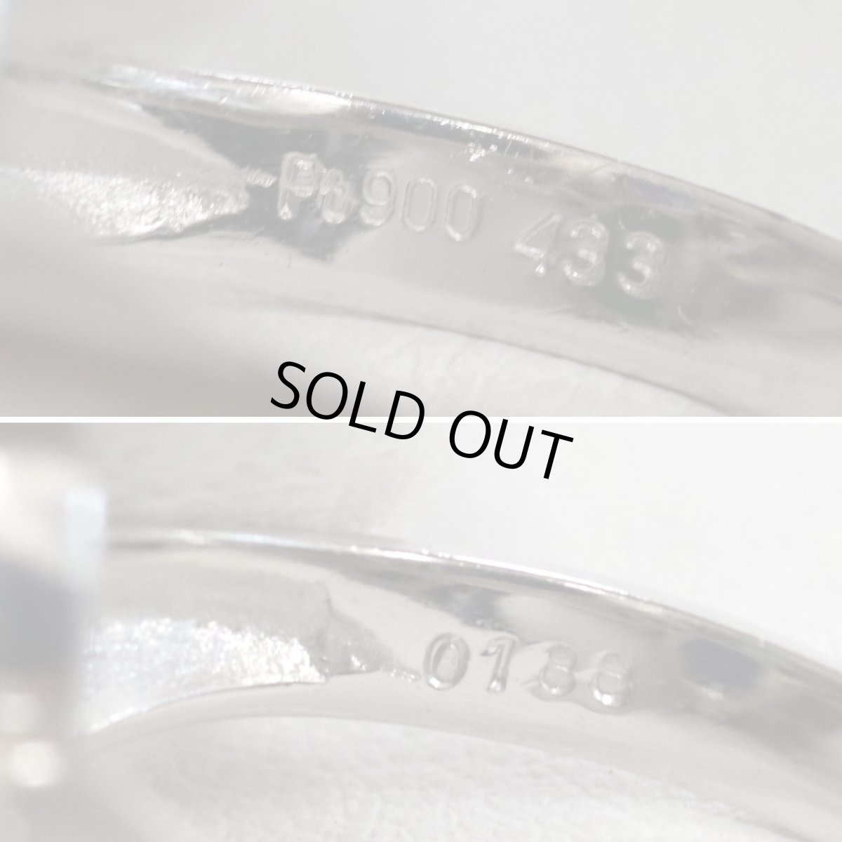 画像7: Pt900トルマリンタンザナイトダイヤモンドリング 4.33 D0.188 10.2g #12 (7)