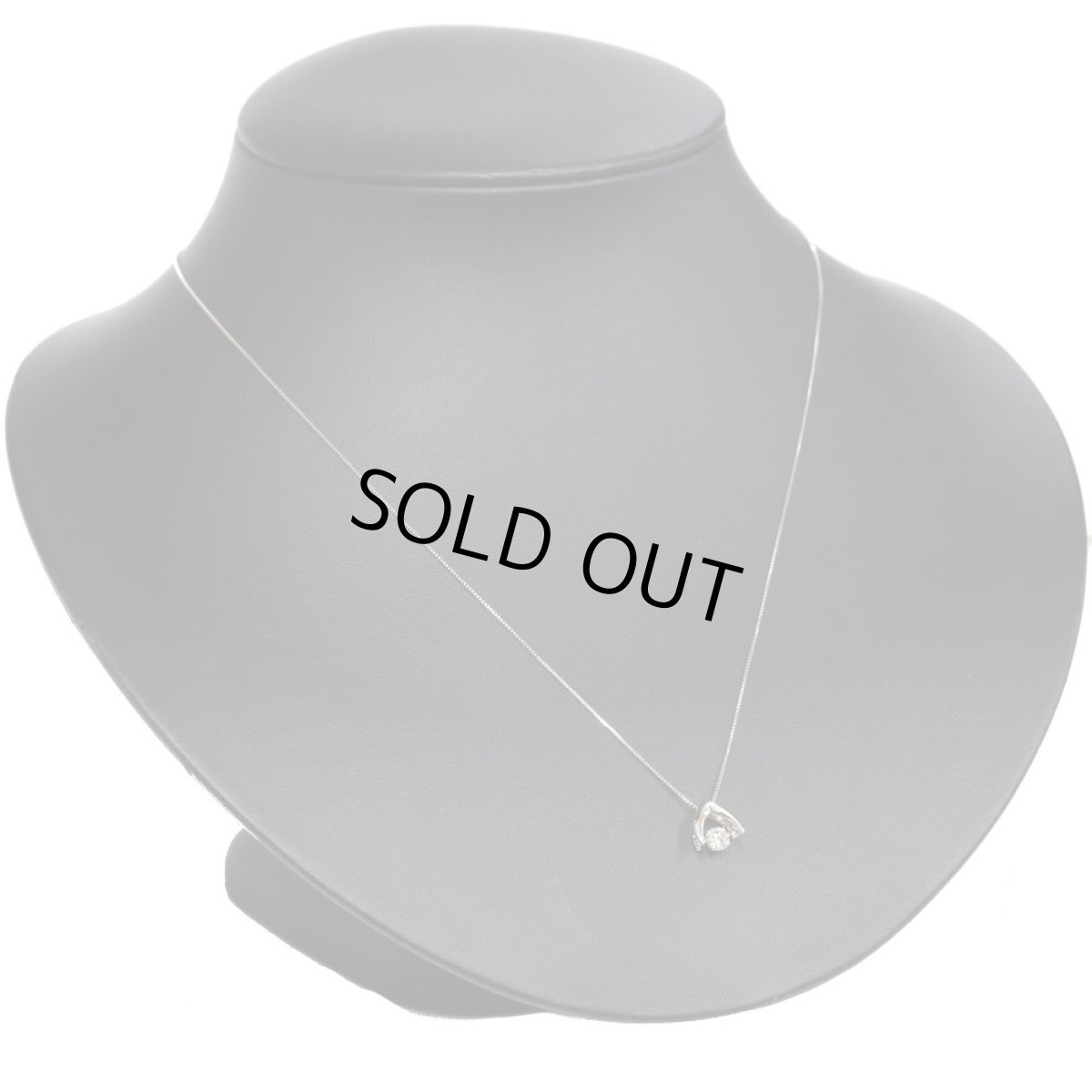 画像5: K18WGダイヤモンドペンダント D0.20 1.9g (5)