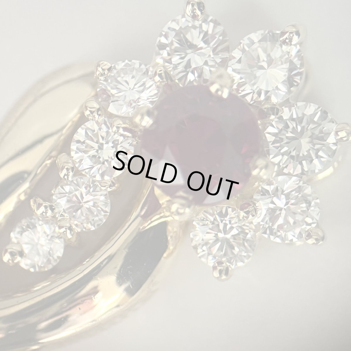 画像4: ミラショーン 750ルビーダイヤモンドネックレス R0.57 D0.51 12.4g (4)