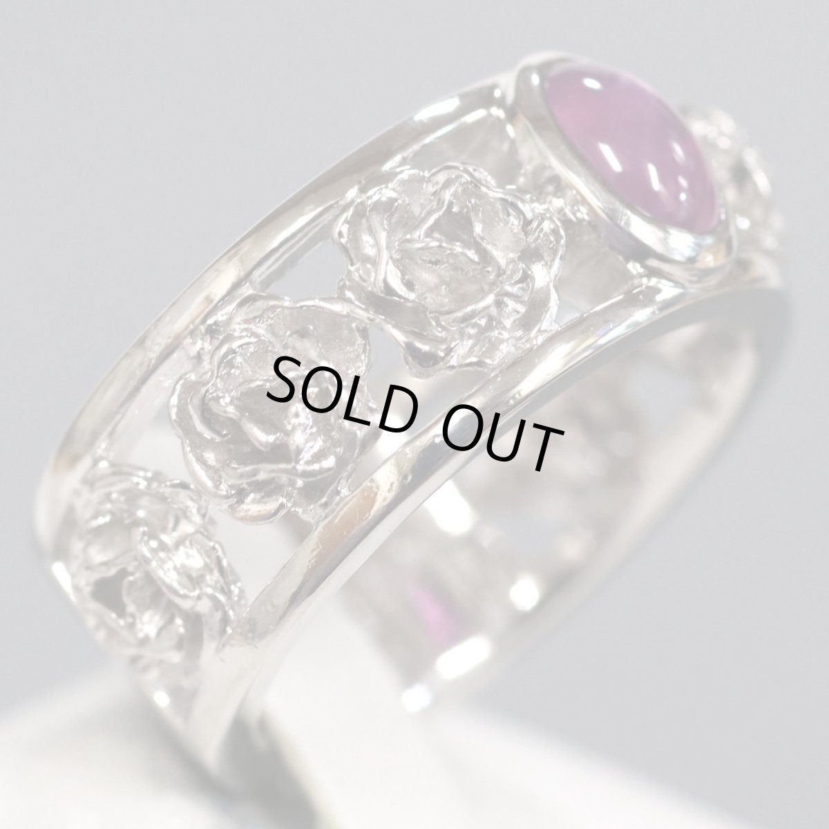 画像4: Pt900スターサファイアリング S0.93 12.0g #9.5 (4)