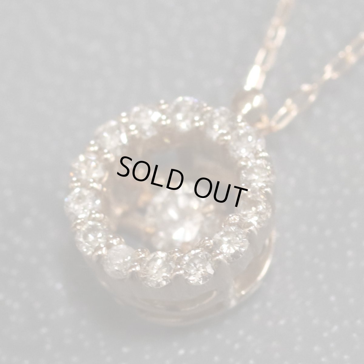 画像3: K18PGダイヤモンドネックレス D0.08 D0.12 1.3g (3)