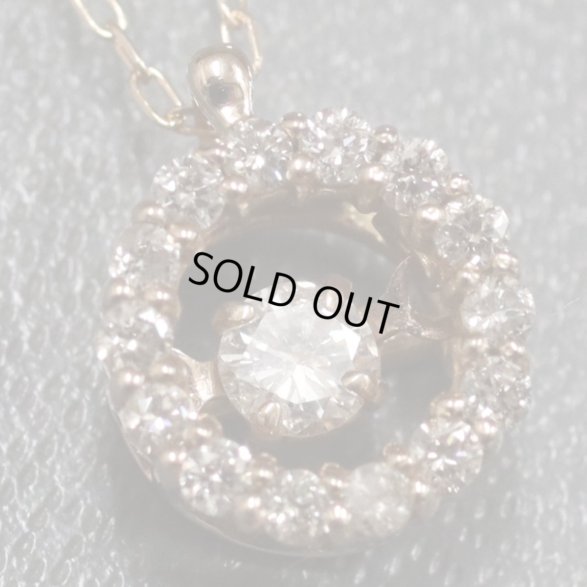 画像4: K18PGダイヤモンドネックレス D0.08 D0.12 1.3g (4)