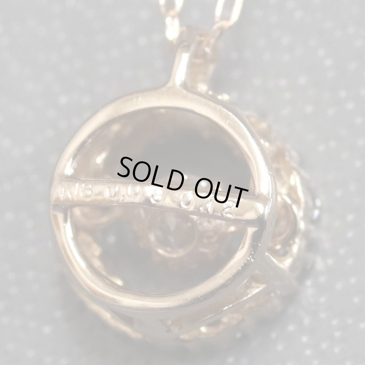 画像5: K18PGダイヤモンドネックレス D0.08 D0.12 1.3g (5)