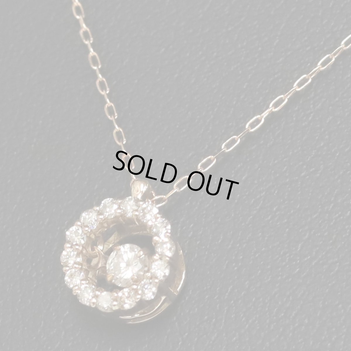 画像7: K18PGダイヤモンドネックレス D0.08 D0.12 1.3g (7)