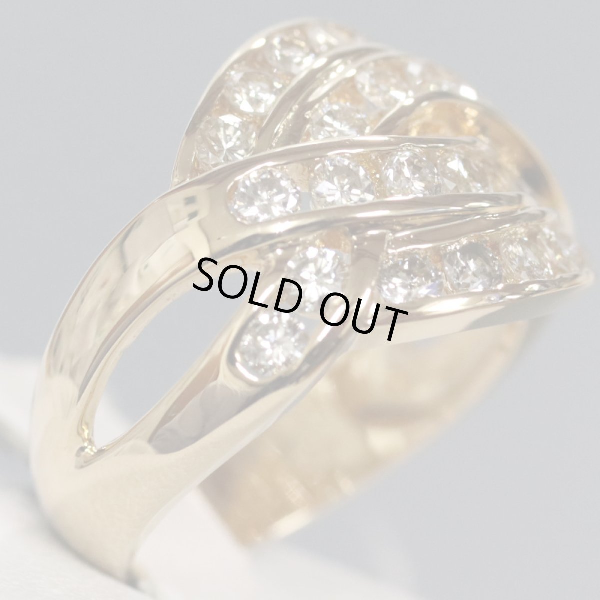 画像4: K18ダイヤモンドリング D1.00 6.1g #12 (4)