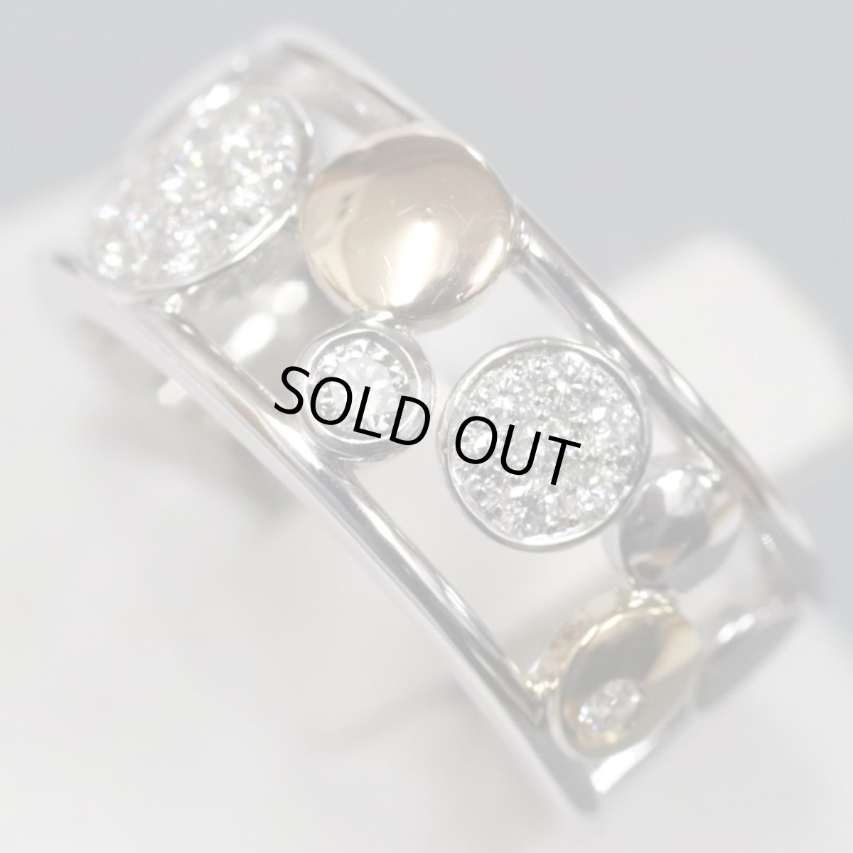 画像3: タサキ K18WG/PG/YGダイヤモンドリング D0.31 8.0g #10.5 (3)