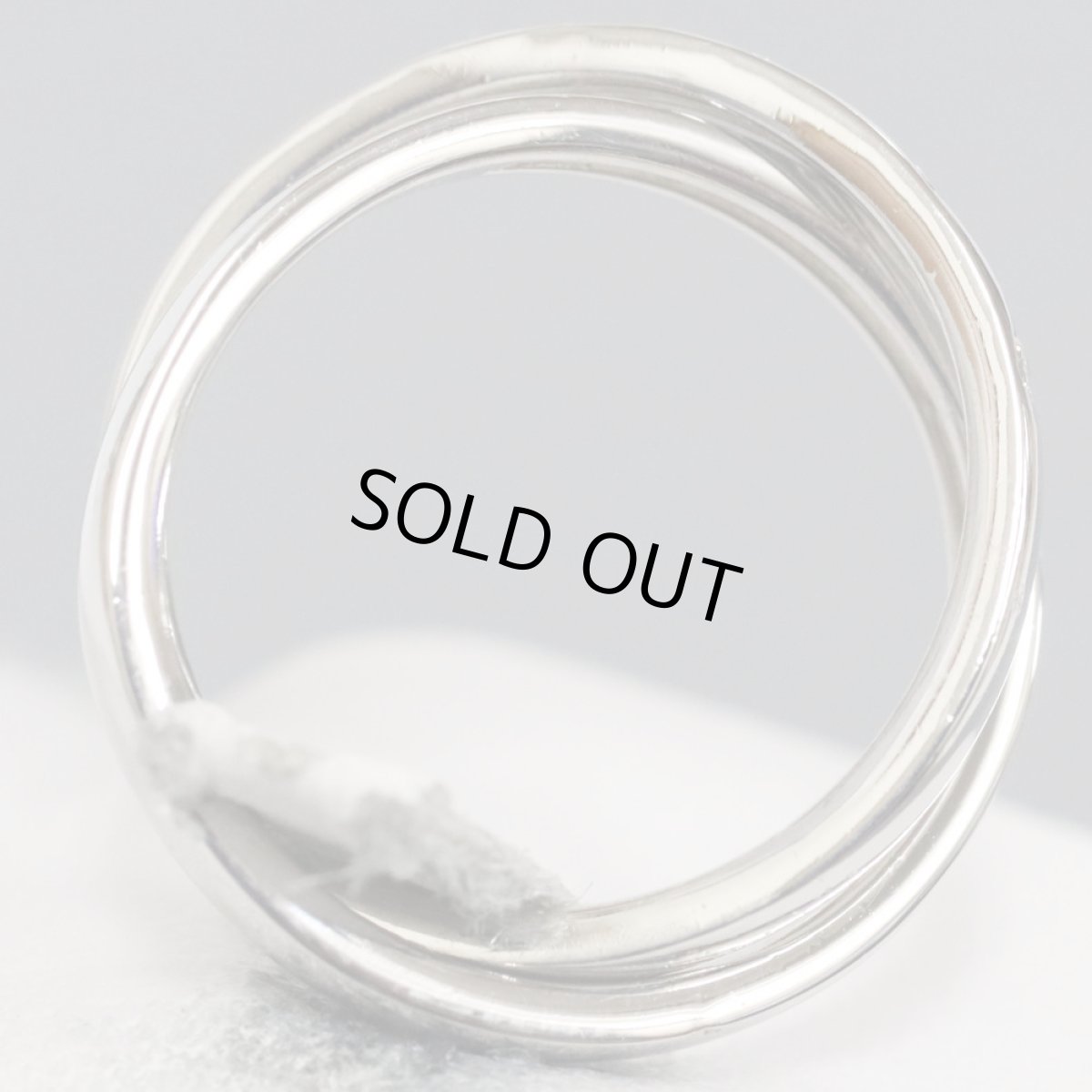 画像6: ヨンドシー Pt950ダイヤモンド2連リング 7.6g #12 (6)