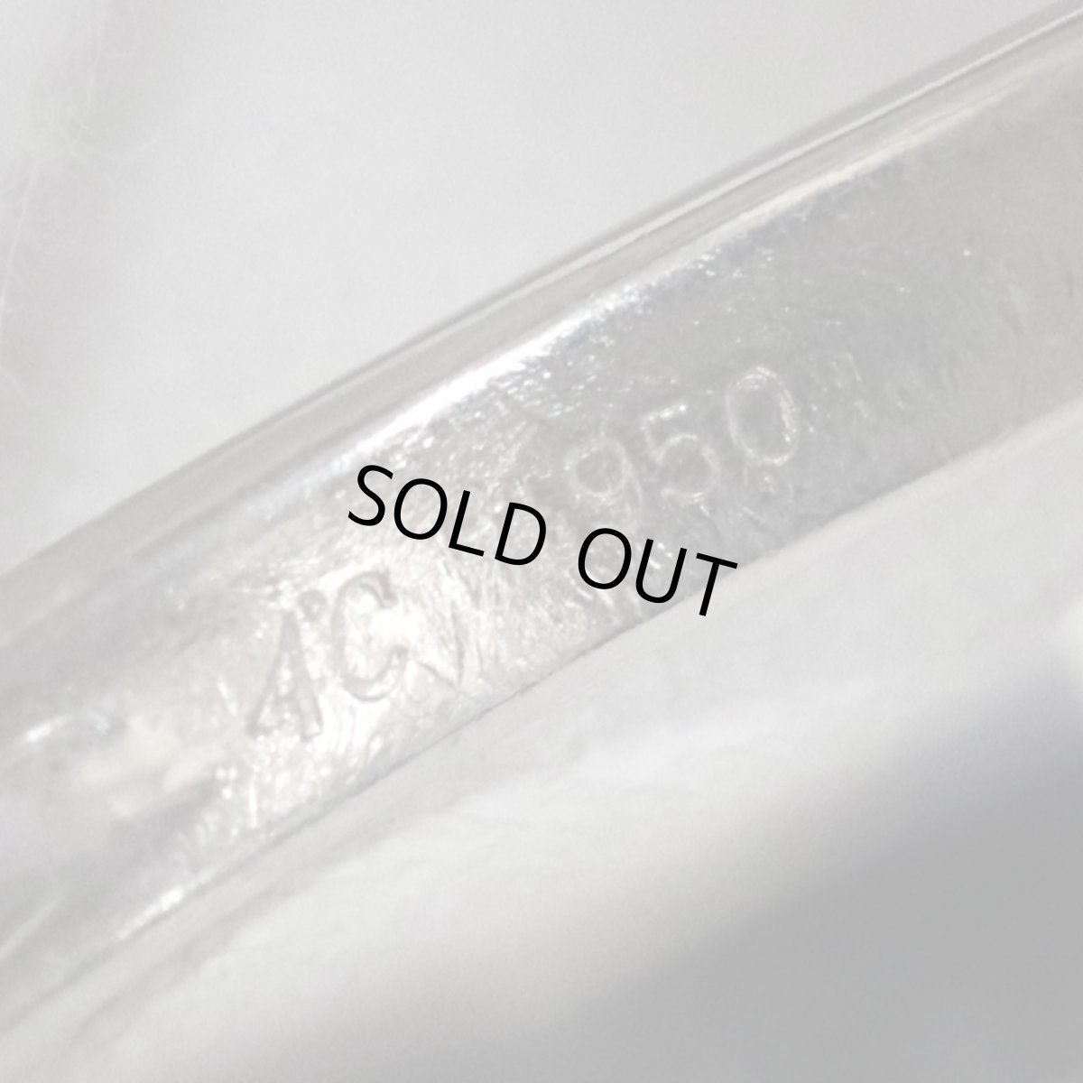 画像7: ヨンドシー Pt950ダイヤモンド2連リング 7.6g #12 (7)