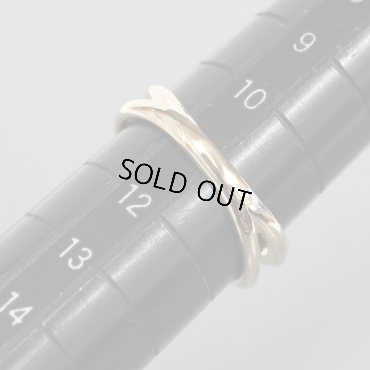 画像8: K18ガーネットダイヤモンドリング 4.7g #11 (8)