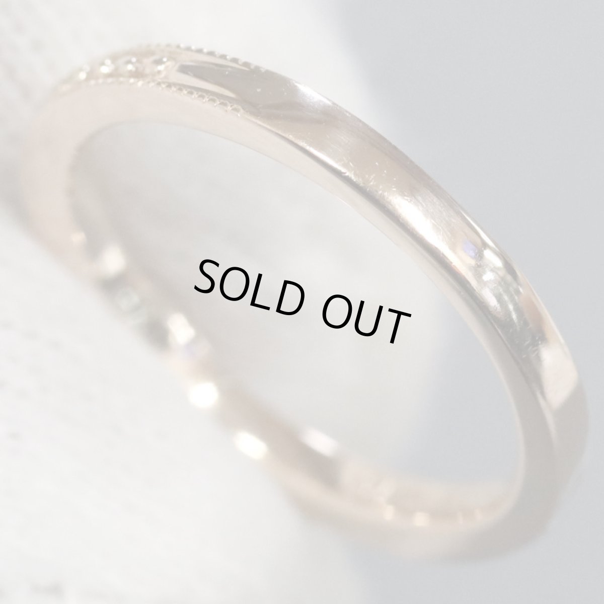 画像6: K18PGダイヤモンドリング D0.15 2.6g #8 (6)