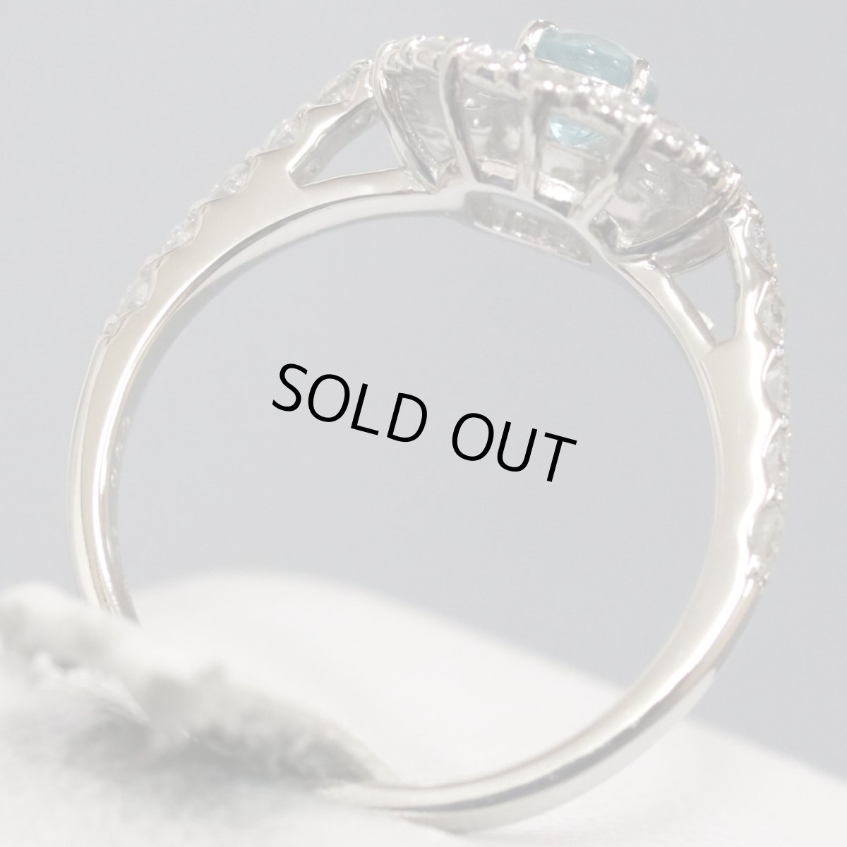 画像5: Pt950グランディディエライトダイヤモンドリング 0.31 D0.89 5.1g #12 (5)