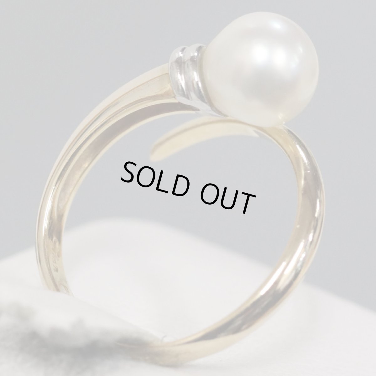 画像3: スタージュエリー K18/Pt900パールリング 3.6g #9 (3)