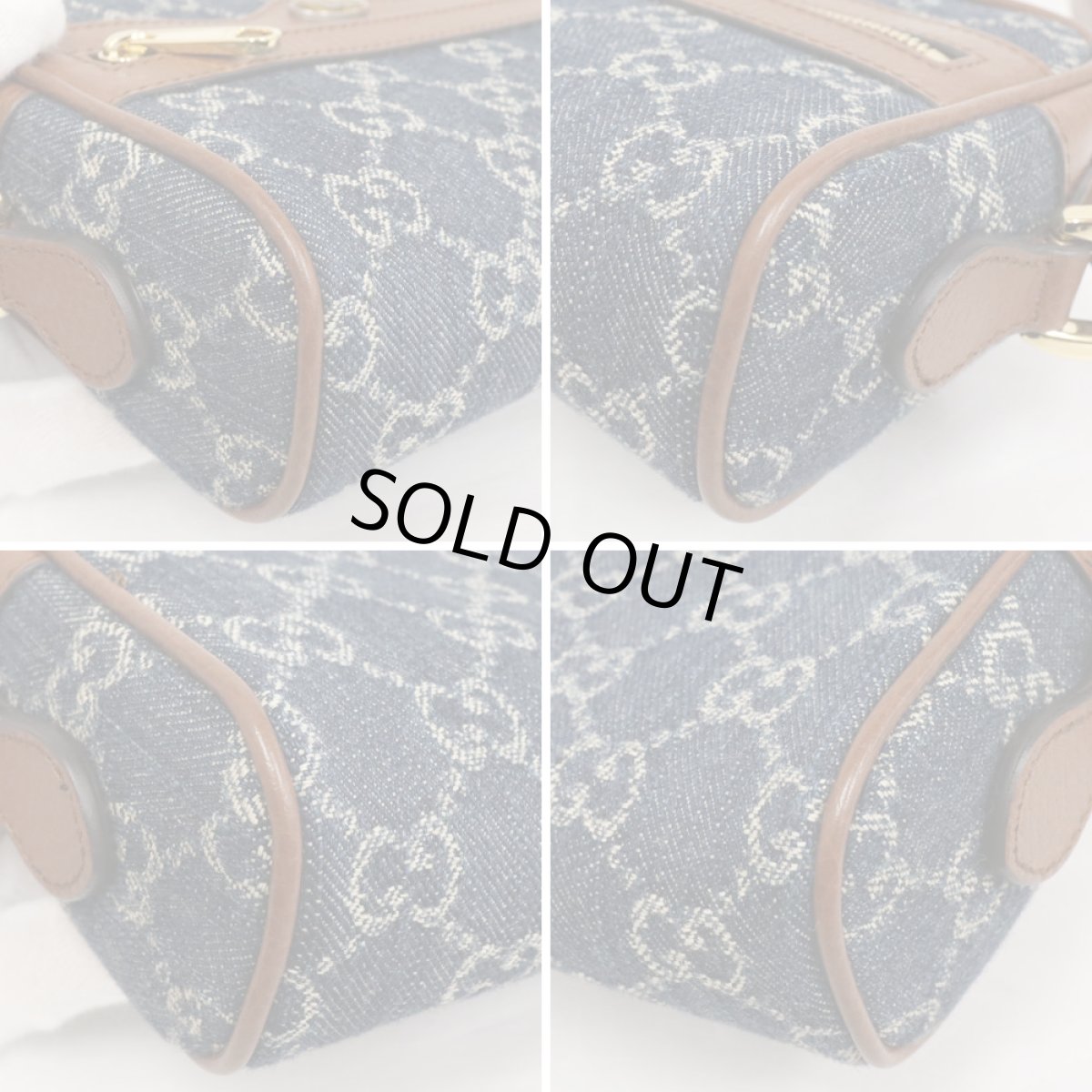 画像6: オフィディア GGジャガードデニム ミニバッグ(517350) (6)