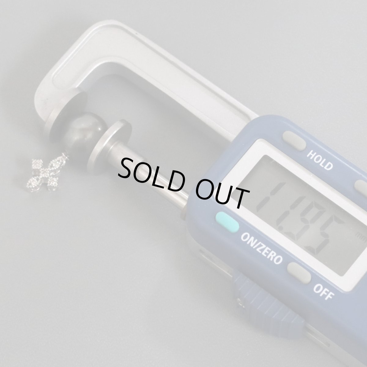 画像6: K18WGブラックパールダイヤモンドペンダントトップ D0.06 3.4g (6)