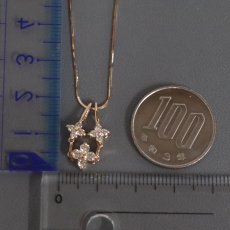 画像10: K18PGダイヤモンドペンダント フラワーモチーフ D0.50 4.0g (10)
