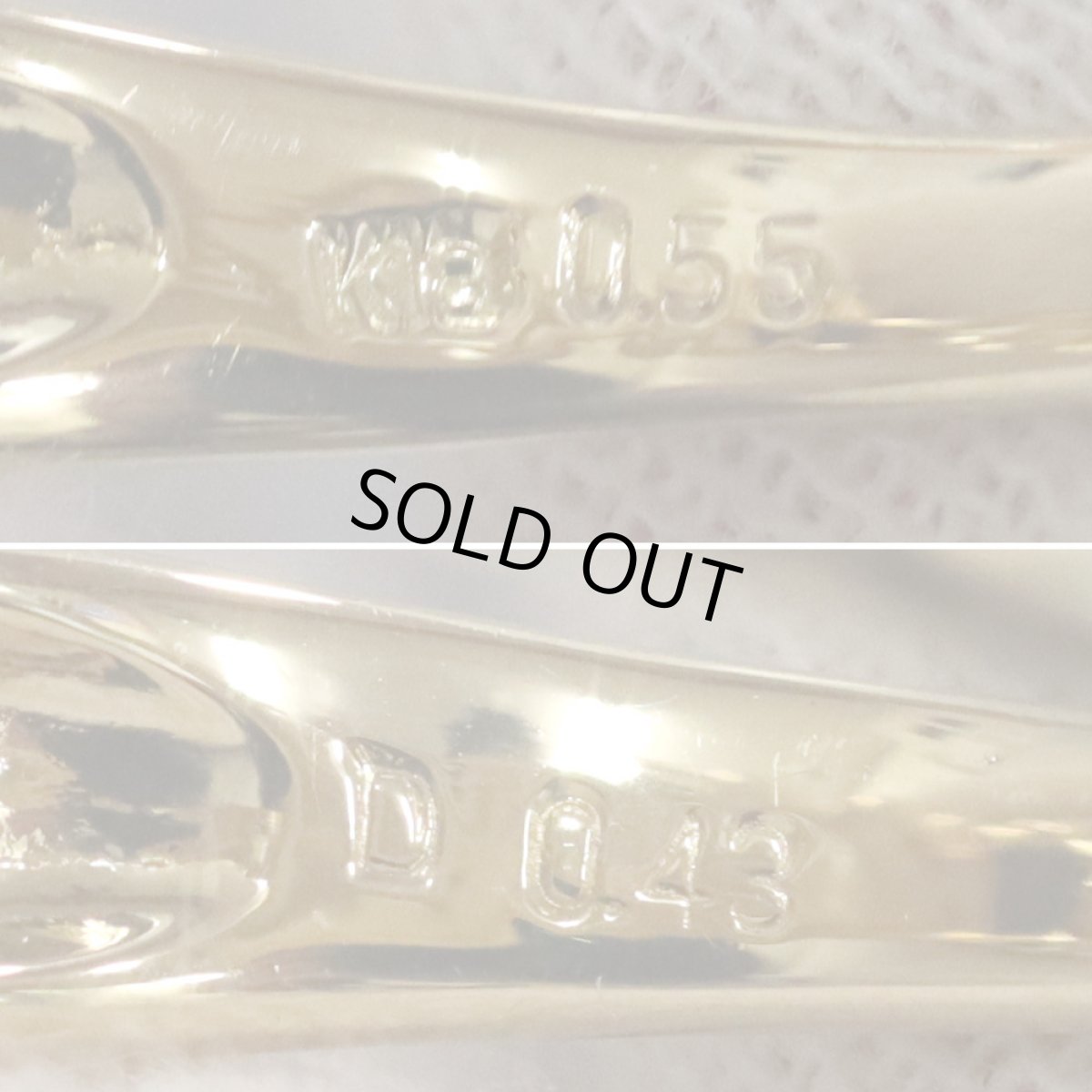 画像7: K18サファイアダイヤモンドリング S0.55 D0.43 4.2g #12 (7)