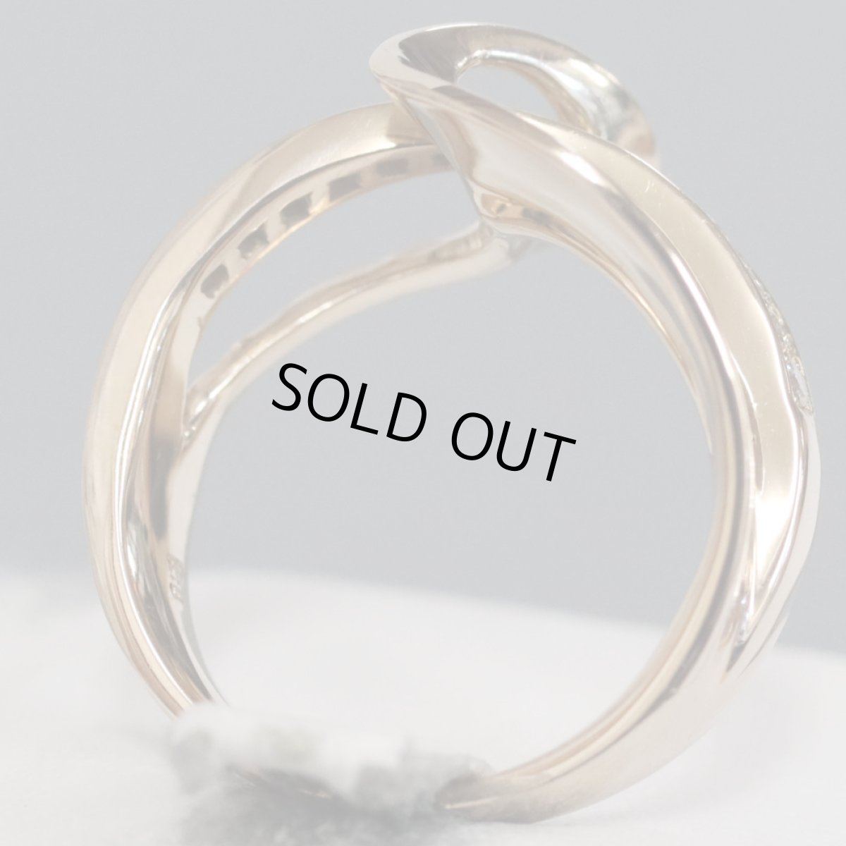 画像5: K18PGダイヤモンドリング D0.18 6.3g #10.5 (5)