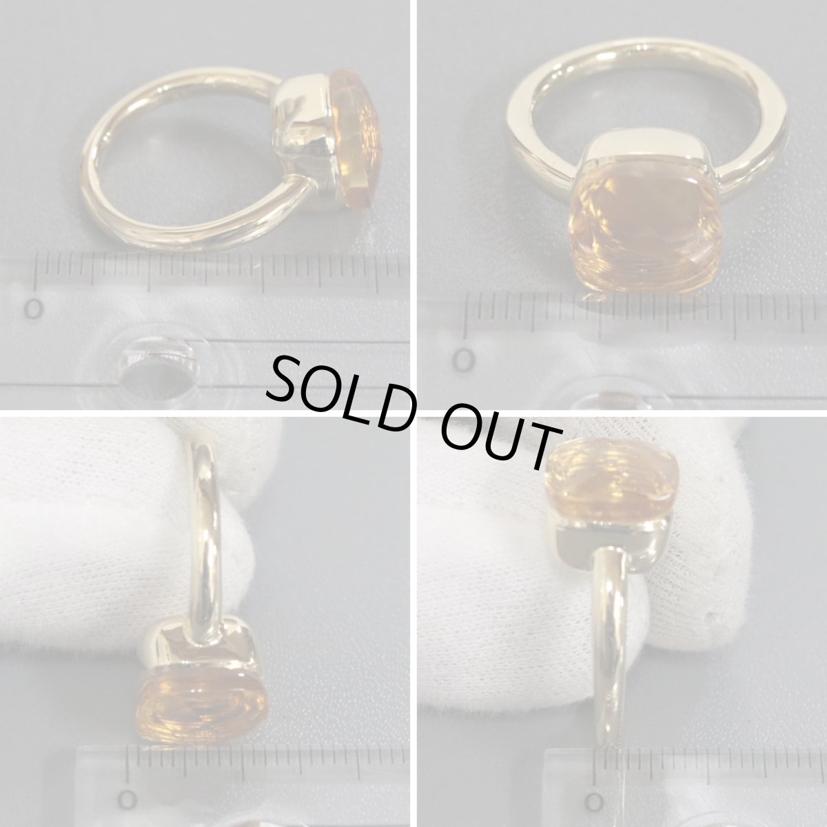 画像9: K18シトリンリング 9.3g 約#14 (9)