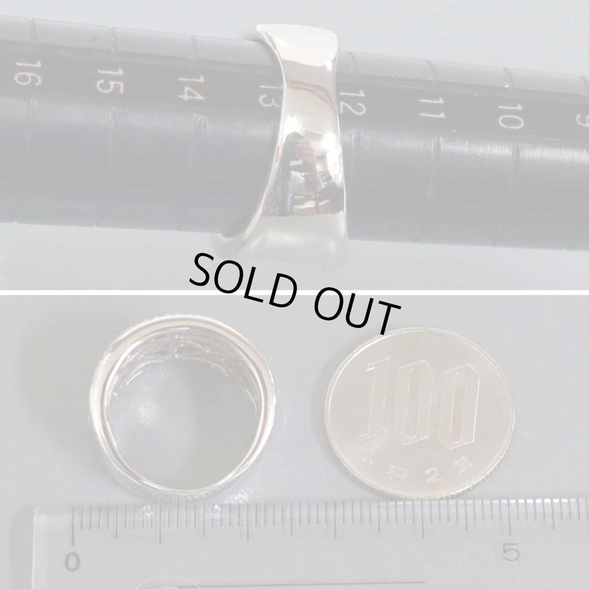 画像8: K18WGルビーピンクサファイアダイヤモンドリング R0.15 PS1.30 D0.20 10.0g #13 (8)