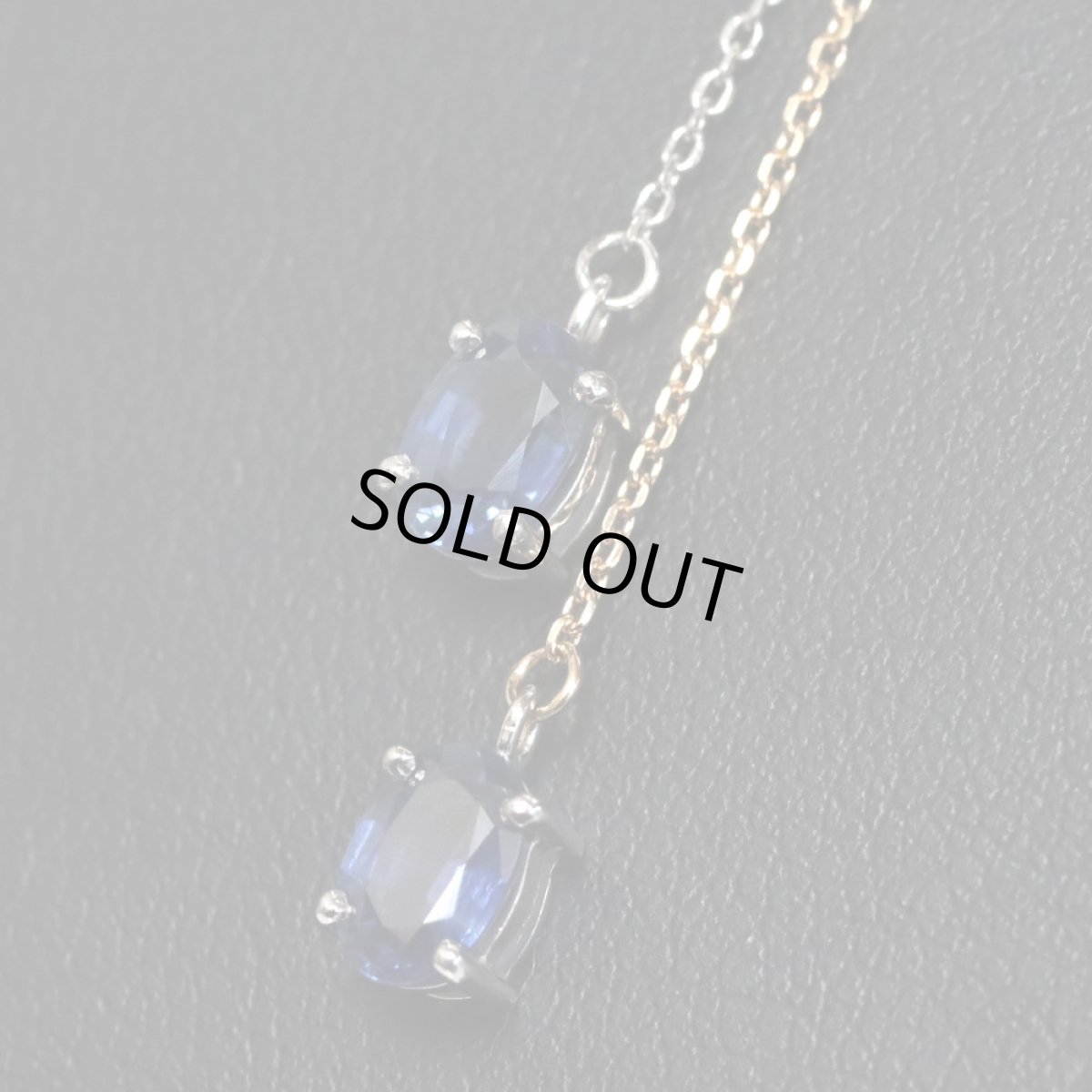 画像6: K18/K18WGサファイアネックレス S0.650 S0.768 3.1g (6)