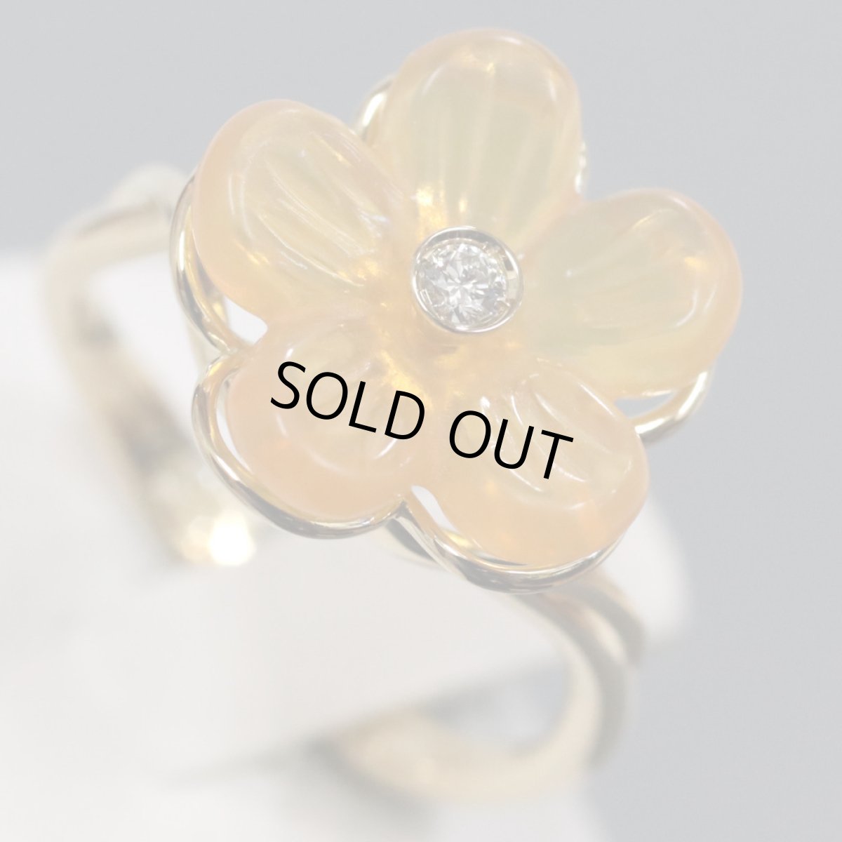 画像3: サルヴァトーレ・フェラガモ 750ファイヤーオパールダイヤモンドリング 4.6g #14 (3)