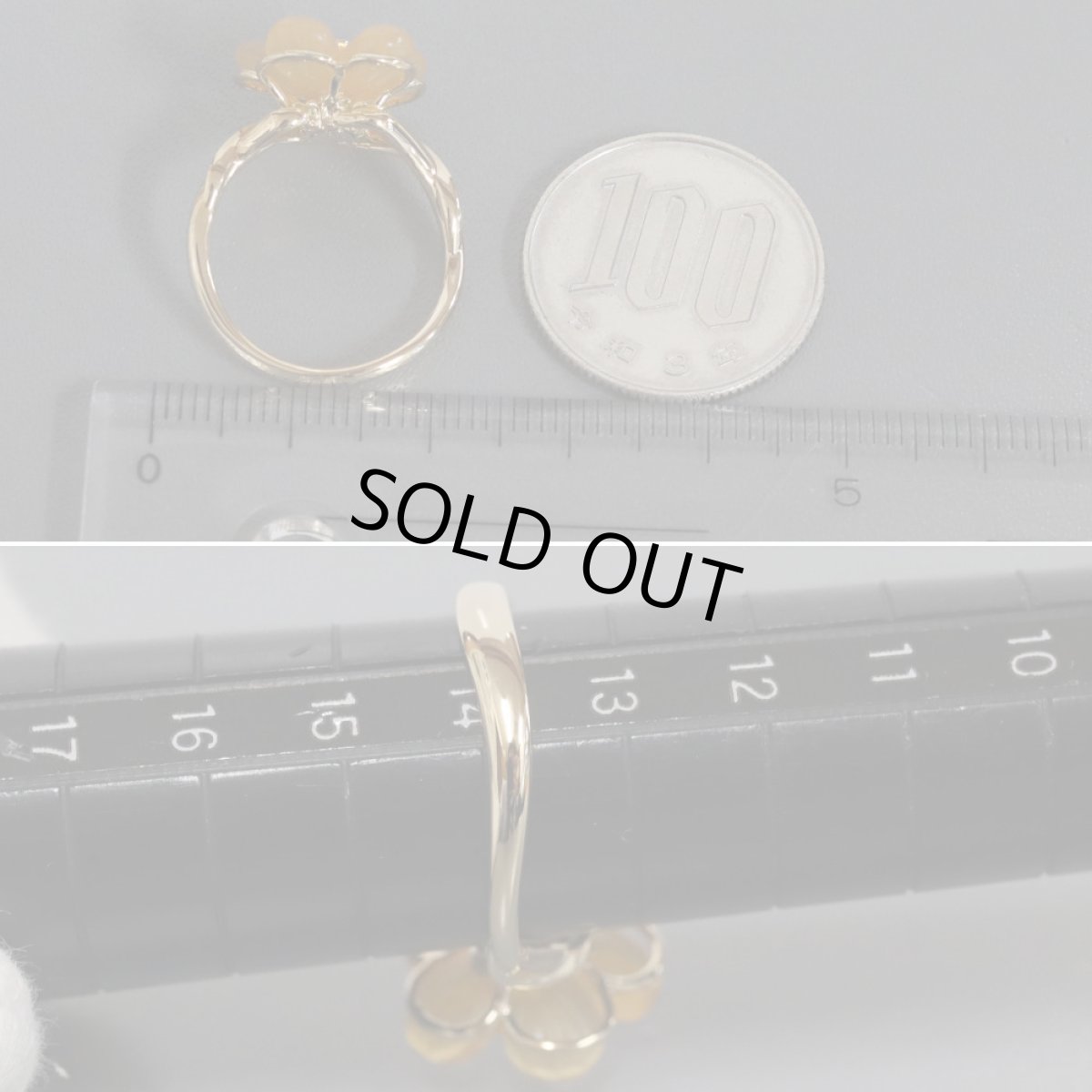 画像7: サルヴァトーレ・フェラガモ 750ファイヤーオパールダイヤモンドリング 4.6g #14 (7)