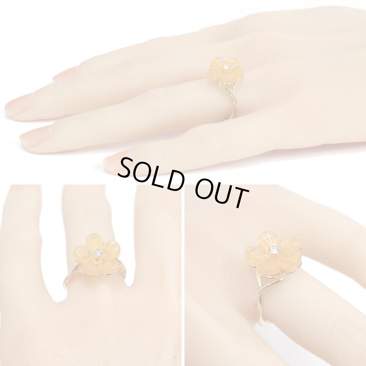 画像9: サルヴァトーレ・フェラガモ 750ファイヤーオパールダイヤモンドリング 4.6g #14 (9)