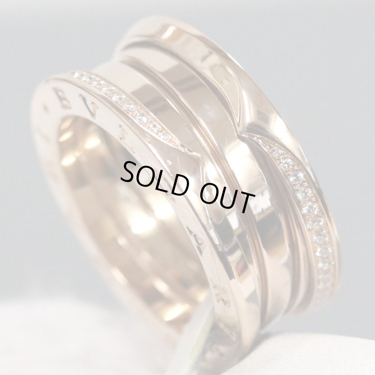 画像2: ビー・ゼロワン 3バンドリング パヴェダイヤモンド(358965) (2)