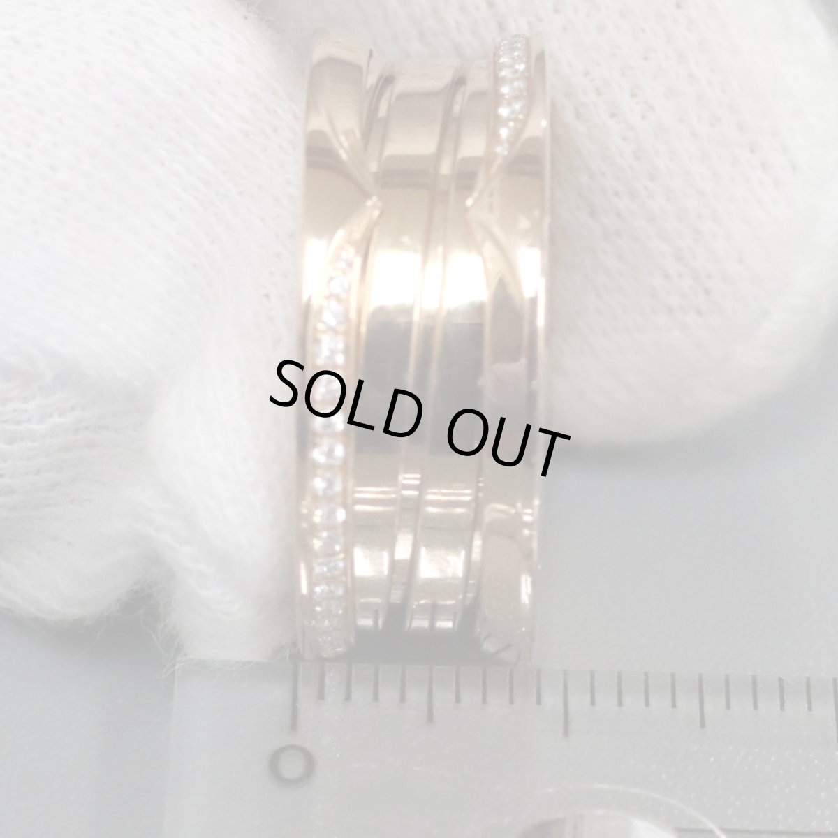 画像8: ビー・ゼロワン 3バンドリング パヴェダイヤモンド(358965) (8)