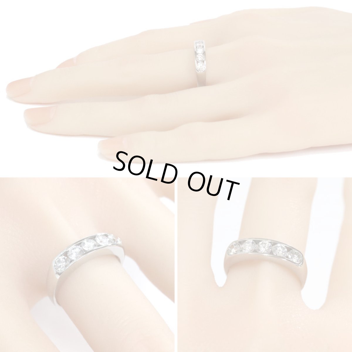 画像10: Pt900ダイヤモンドリング D1.03 6.0g #16.5 (10)