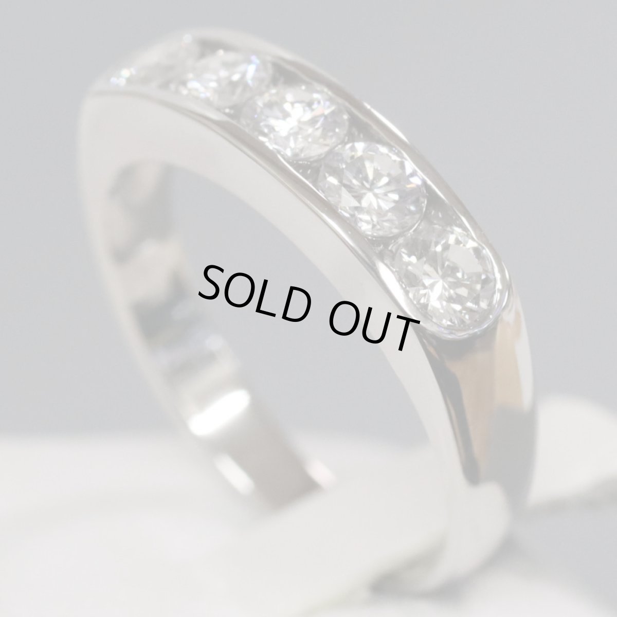 画像2: Pt900ダイヤモンドリング D1.03 6.0g #16.5 (2)