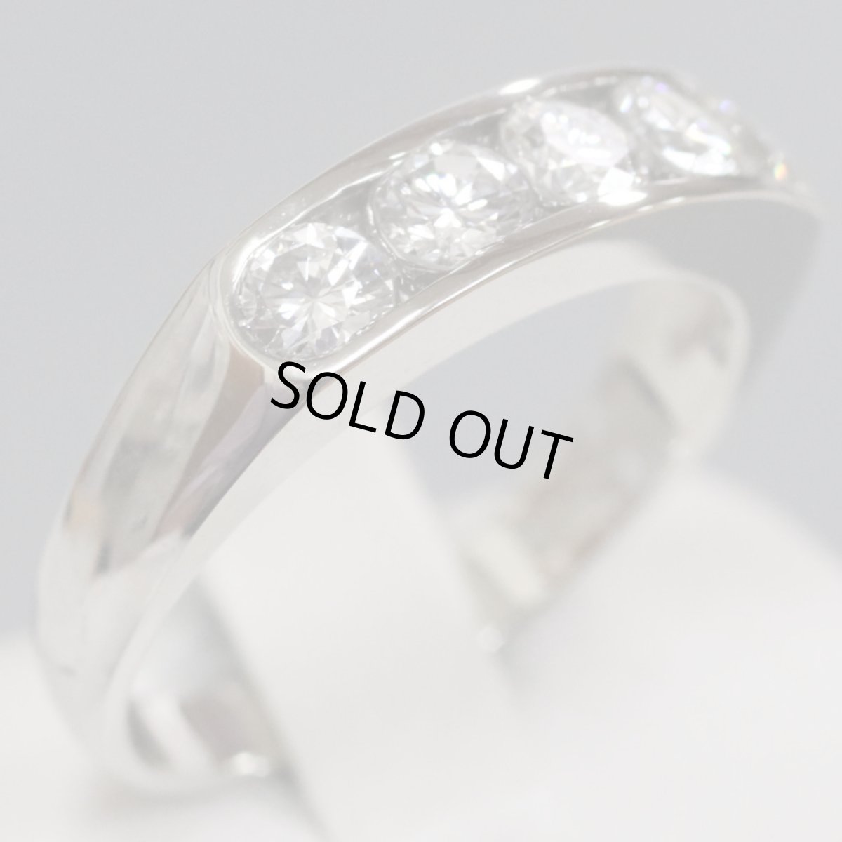 画像3: Pt900ダイヤモンドリング D1.03 6.0g #16.5 (3)