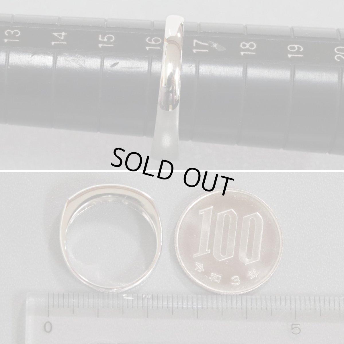 画像7: Pt900ダイヤモンドリング D1.03 6.0g #16.5 (7)