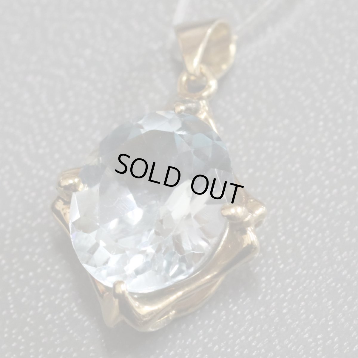 画像2: K18ブルートパーズペンダントトップ 2.8g (2)