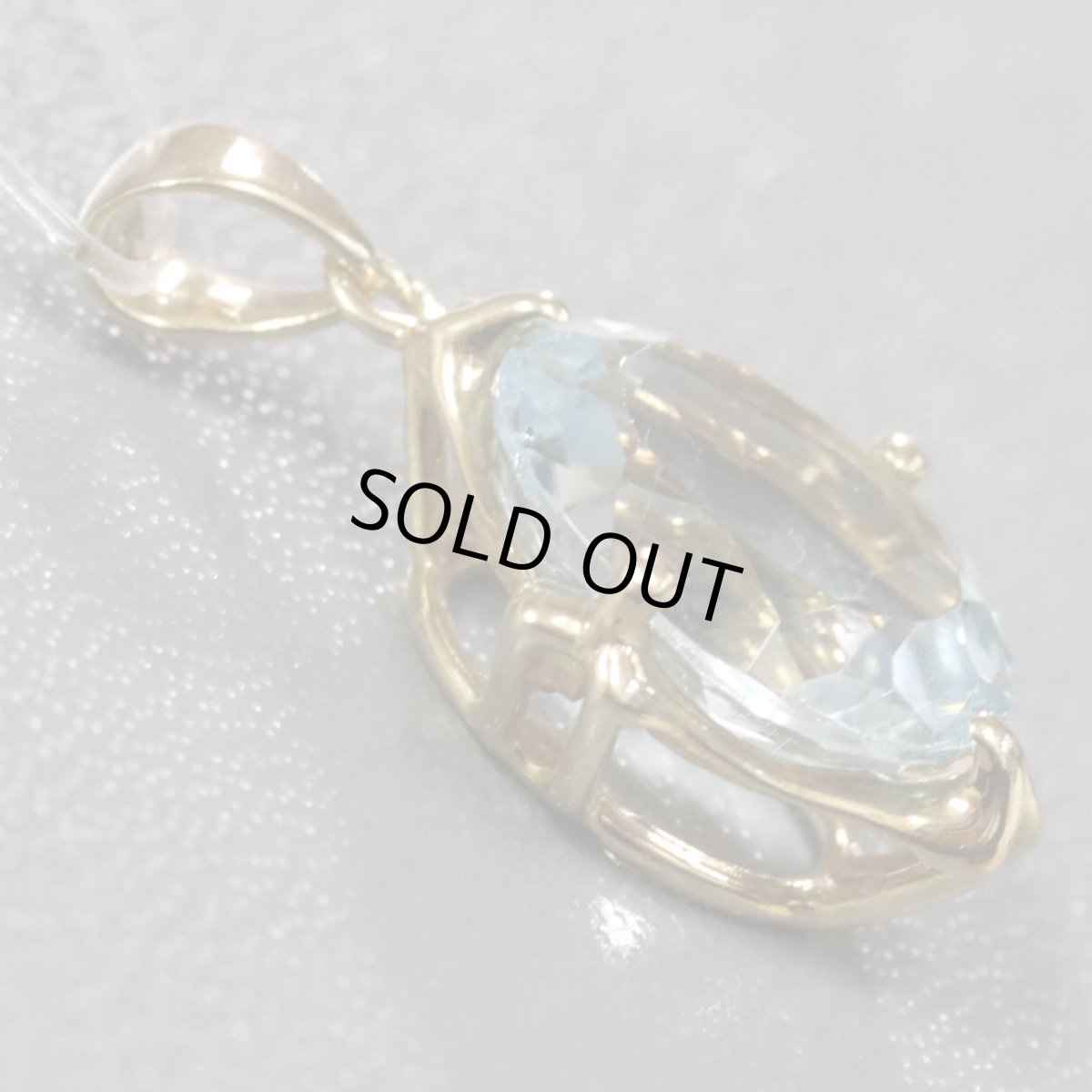 画像3: K18ブルートパーズペンダントトップ 2.8g (3)