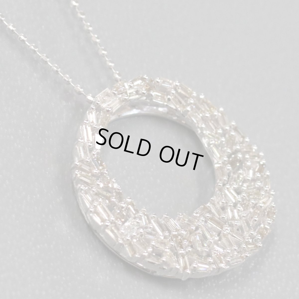 画像2: K18WGブラウンダイヤモンドペンダント D0.55 3.6g (2)