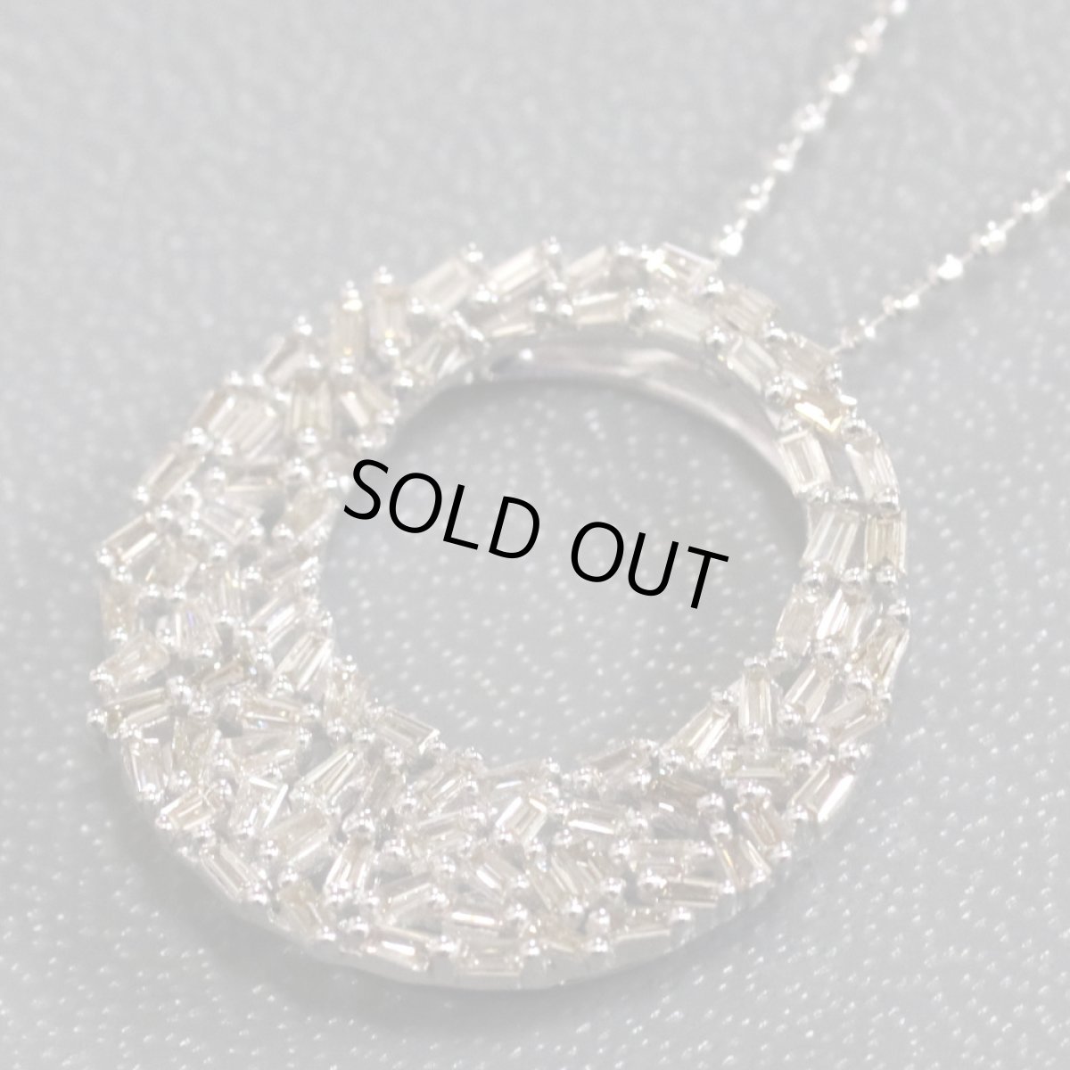 画像3: K18WGブラウンダイヤモンドペンダント D0.55 3.6g (3)