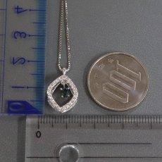 画像8: Pt900/850アレキサンドライトダイヤモンドネックレス A0.18 D0.47 5.1g (8)
