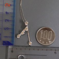 画像10: K18WGブラウンダイヤモンドネックレス D1.04 4.0g (10)