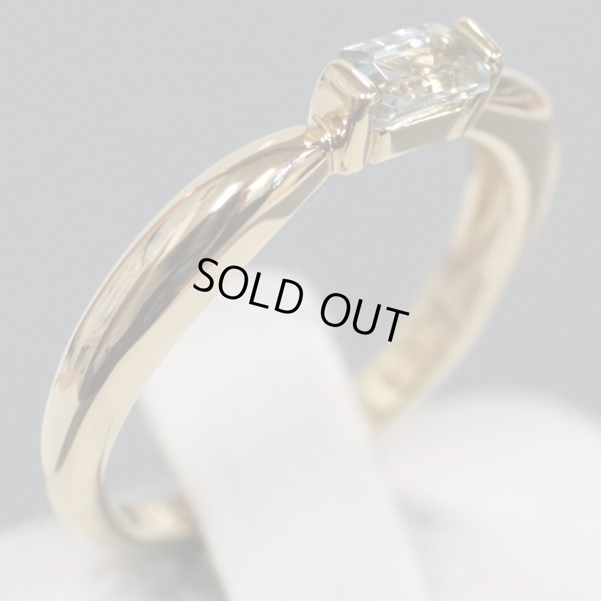 画像3: ヴァンドーム K18アクアマリンリング 2.6g #9 (3)