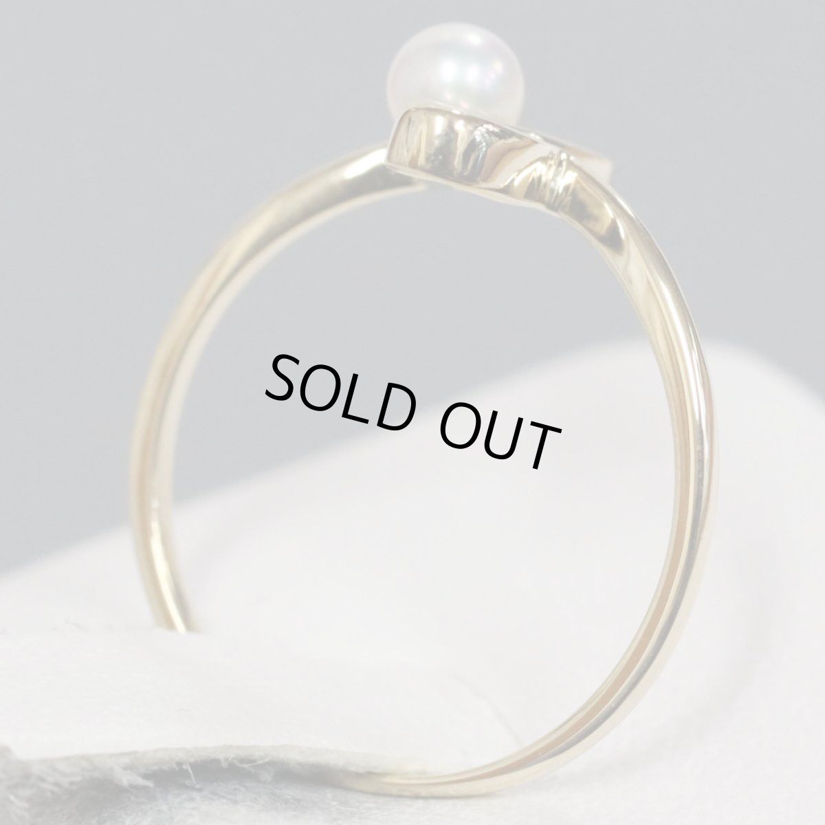 画像4: ミキモト K18パールリング 1.2g #9 イエローゴールド (4)